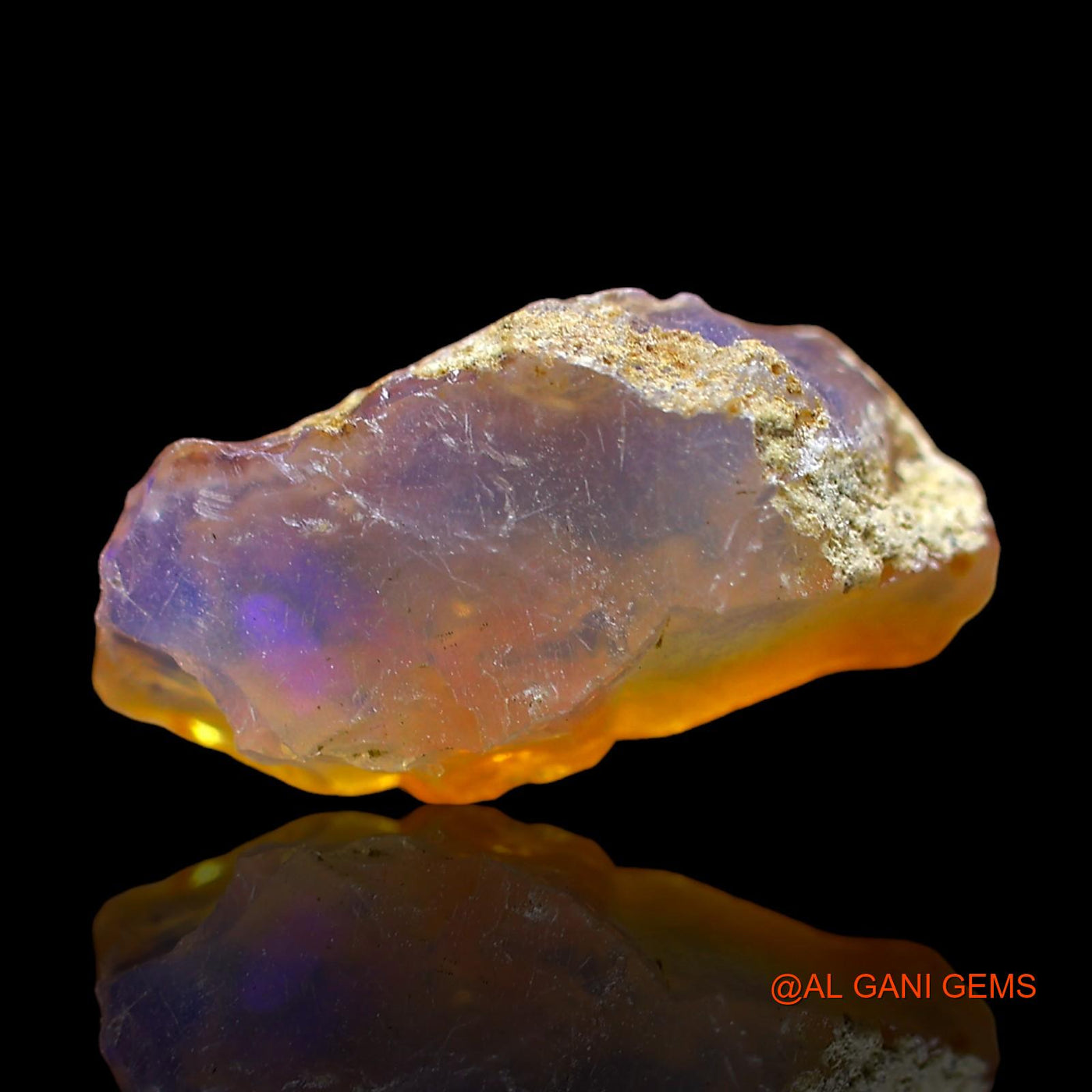 3.00 Cts Unheated Ethiopian Fire Opal Loose Gemstone Fancy Rough Natural 15x7x7 mm E-430