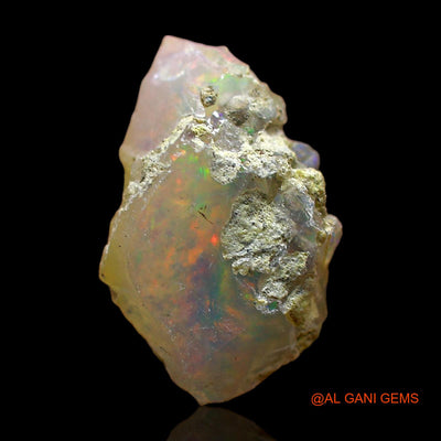 4.00 Cts Unheated Ethiopian Fire Opal Loose Gemstone Fancy Rough Natural 15x9x7 mm E-432
