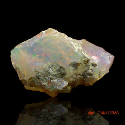 4.00 Cts Unheated Ethiopian Fire Opal Loose Gemstone Fancy Rough Natural 15x9x7 mm E-432
