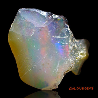 5.00 Cts Natural Ethiopian Fire Opal Loose Gemstone Fancy Rough 12x11x11 mm E-434