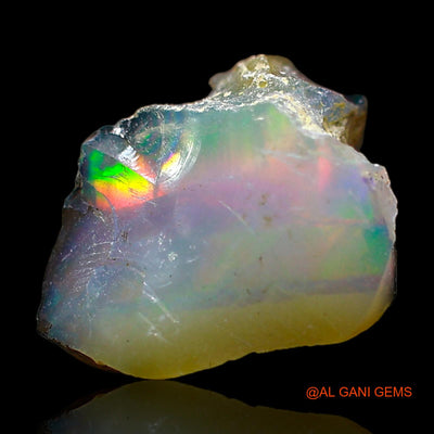 5.00 Cts Natural Ethiopian Fire Opal Loose Gemstone Fancy Rough 12x11x11 mm E-434