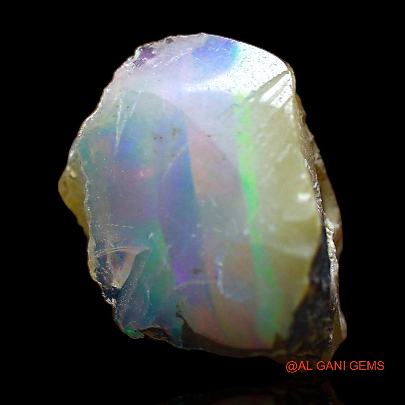 5.00 Cts Natural Ethiopian Fire Opal Loose Gemstone Fancy Rough 12x11x11 mm E-434