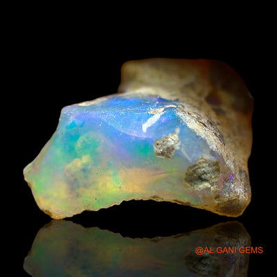 3.00 Cts Natural Ethiopian Fire Opal Fancy Rough Loose Gemstone For Jewelry 13x11x6 mm E-435