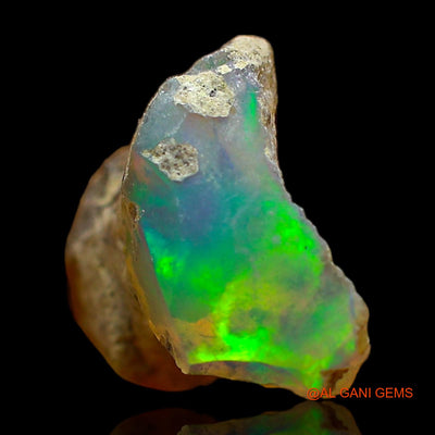 3.00 Cts Natural Ethiopian Fire Opal Fancy Rough Loose Gemstone For Jewelry 13x11x6 mm E-435
