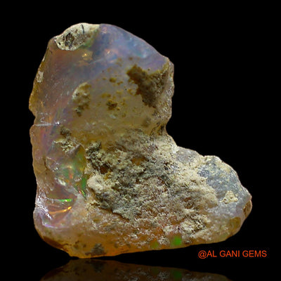 3.00 Cts Natural Ethiopian Fire Opal Fancy Rough Loose Gemstone For Jewelry 13x11x6 mm E-435