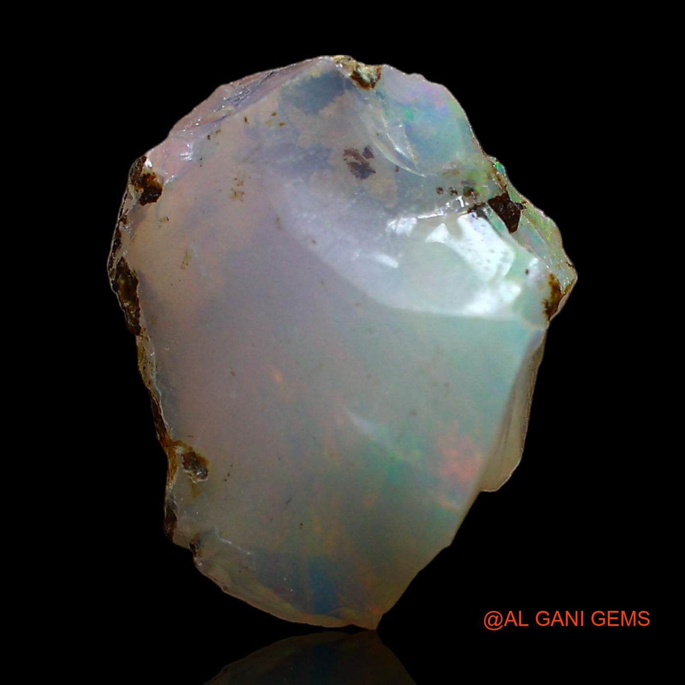 4.00 Cts Natural Ethiopian Fire Opal Loose Gemstone Fancy Rough 13x11x7 mm E-436