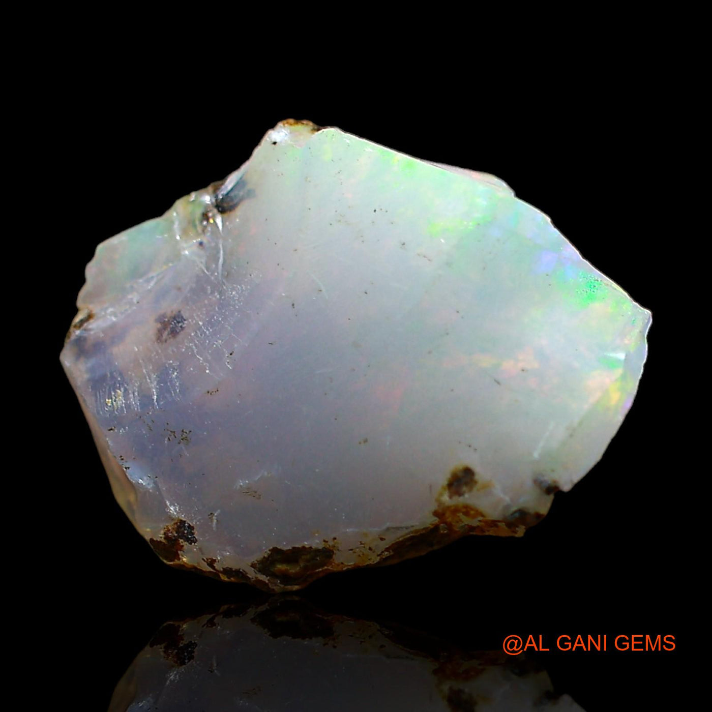 4.00 Cts Natural Ethiopian Fire Opal Loose Gemstone Fancy Rough 13x11x7 mm E-436