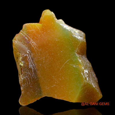 4.00 Cts Natural Ethiopian Fire Opal Loose Gemstone Fancy Rough 12x10x6 mm E-437