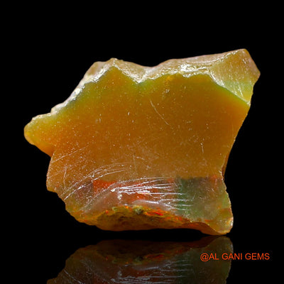 4.00 Cts Natural Ethiopian Fire Opal Loose Gemstone Fancy Rough 12x10x6 mm E-437