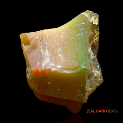 4.00 Cts Natural Ethiopian Fire Opal Loose Gemstone Fancy Rough 12x10x6 mm E-437