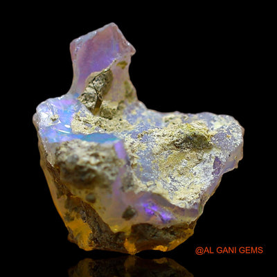 3.00 Cts Natural Ethiopian Fire Opal Loose Gemstone Fancy Rough 12x9x7 mm E-438