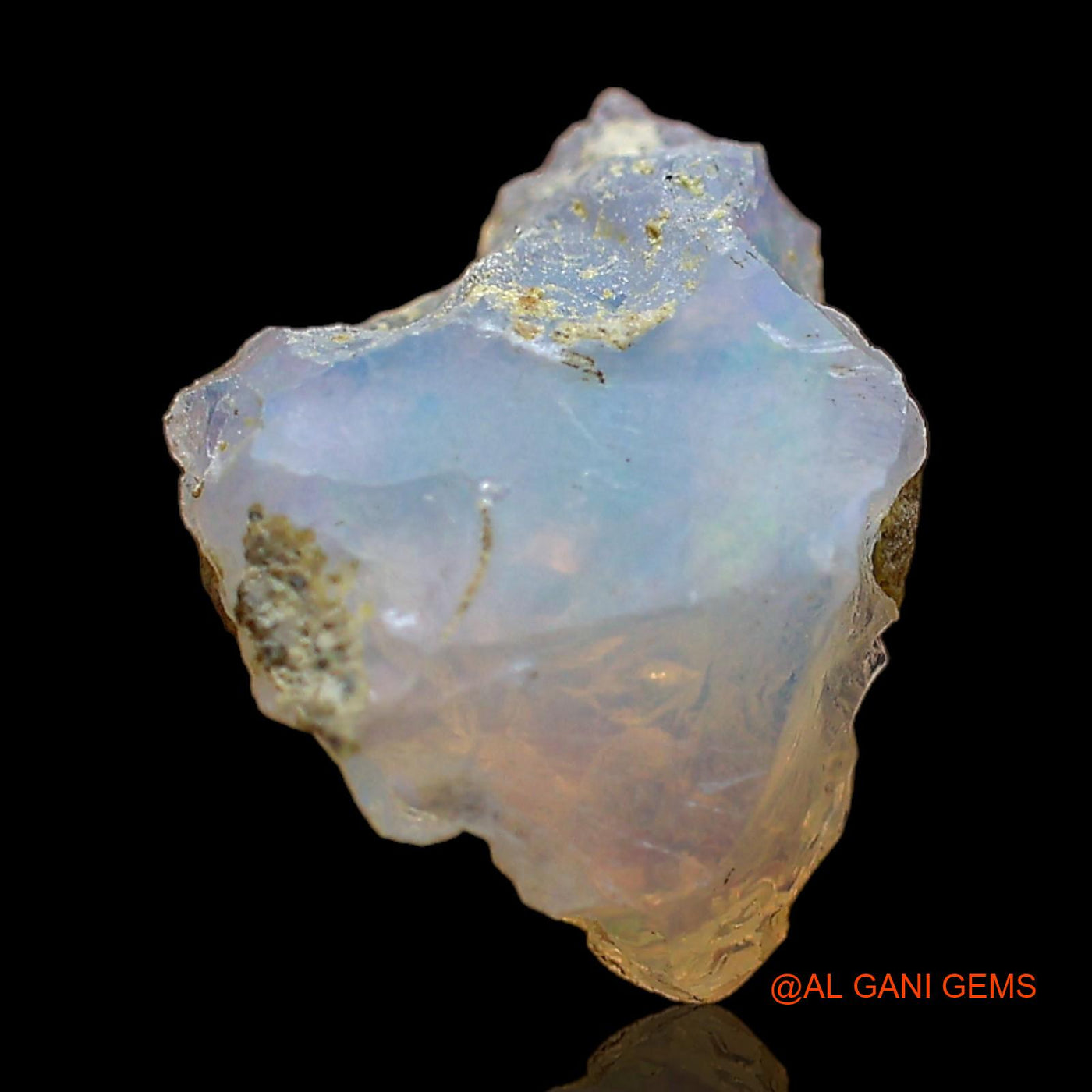 3.00 Cts Natural Ethiopian Fire Opal Loose Gemstone Fancy Rough 13x11x8 mm E-439