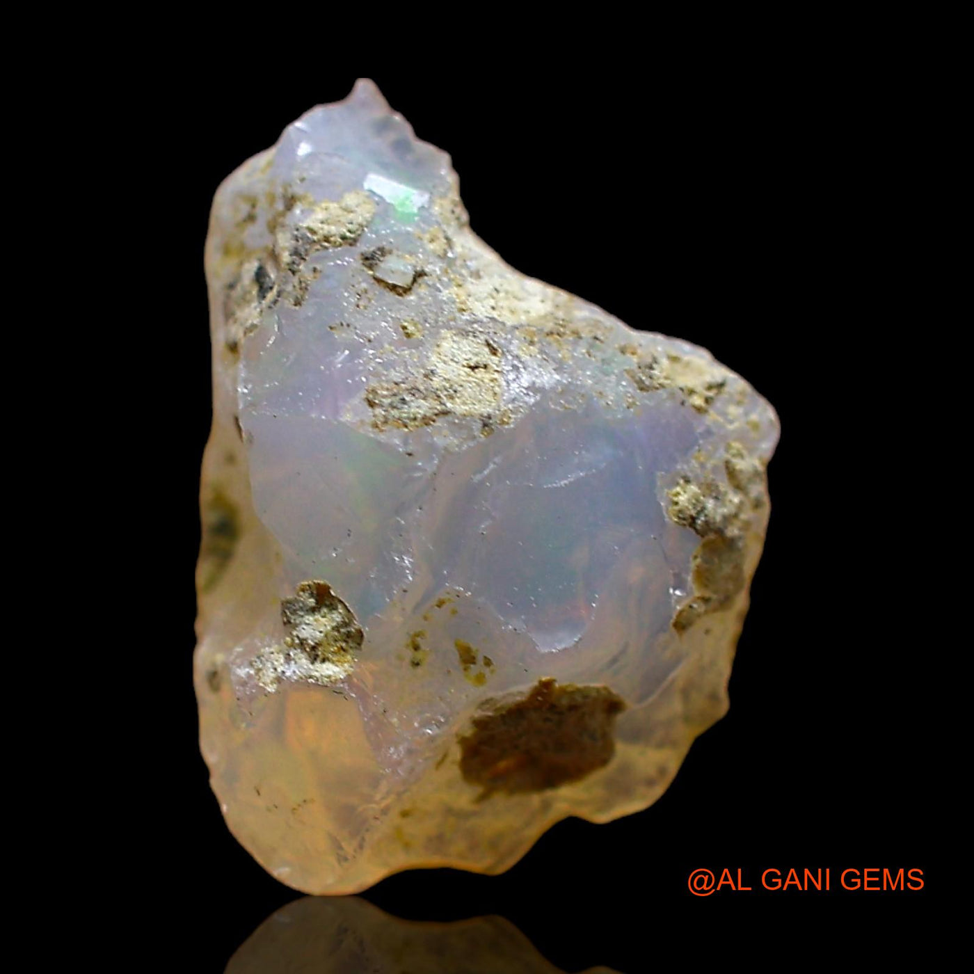 3.00 Cts Natural Ethiopian Fire Opal Loose Gemstone Fancy Rough 13x11x8 mm E-439