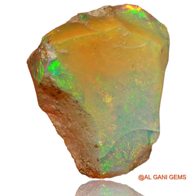 5.00 Cts Natural Ethiopian Fire Opal Loose Gemstone Fancy Rough 15x13x5 mm E-43