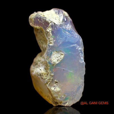 Natural Fire Opal Gemstone 3.00 Cts Loose Fancy Rough From Ethiopia 13x12x6 mm E-440