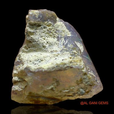 Natural Fire Opal Gemstone 3.00 Cts Loose Fancy Rough From Ethiopia 13x12x6 mm E-440