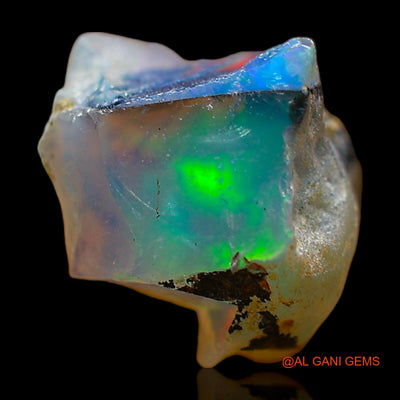 3.00 Cts Natural Ethiopian Fire Opal Loose Gemstone Fancy Rough 14x10x9 mm E-441