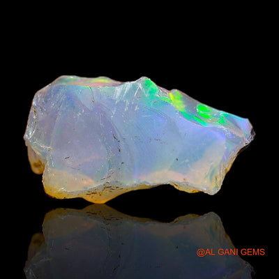 3.00 Cts Unheated Ethiopian Fire Opal Loose Gemstone Fancy Rough Natural 14x8x7 mm E-442