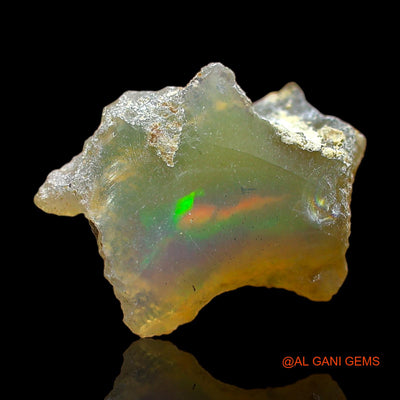 4.00 Cts Natural Ethiopian Fire Opal Loose Gemstone Fancy Rough 14x11x7 mm E-443