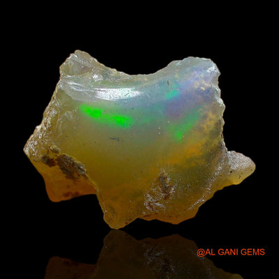 4.00 Cts Natural Ethiopian Fire Opal Loose Gemstone Fancy Rough 14x11x7 mm E-443