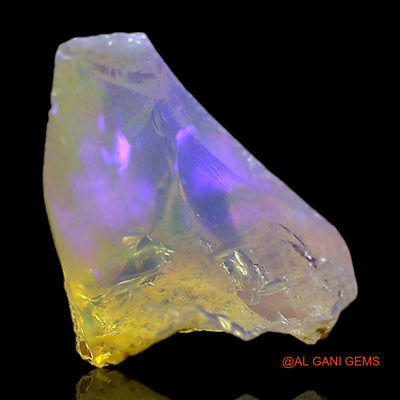 Natural Fire Opal Gemstone 2.00 Cts Loose Fancy Rough From Ethiopia 12x10x7 mm E-445