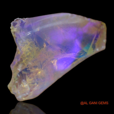 Natural Fire Opal Gemstone 2.00 Cts Loose Fancy Rough From Ethiopia 12x10x7 mm E-445