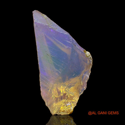 Natural Fire Opal Gemstone 2.00 Cts Loose Fancy Rough From Ethiopia 12x10x7 mm E-445