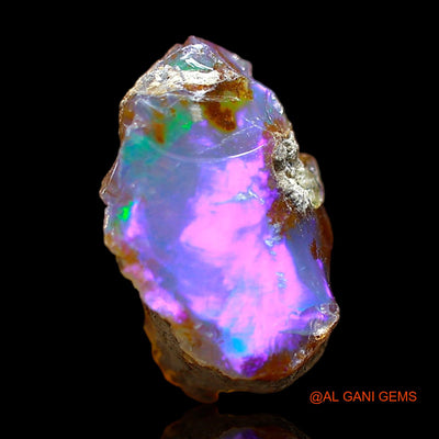 Natural Untreated Fire Opal Loose Gemstone Fancy Rough From Ethiopia 3.00 Cts 13x9x7 mm E-446