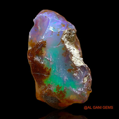 Natural Untreated Fire Opal Loose Gemstone Fancy Rough From Ethiopia 3.00 Cts 13x9x7 mm E-446