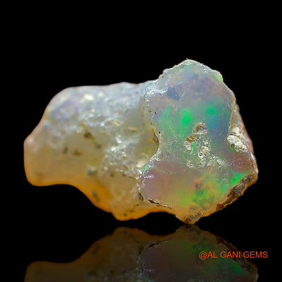 2.00 Cts Natural Ethiopian Fire Opal Loose Gemstone Fancy Rough 14x9x8 mm E-447
