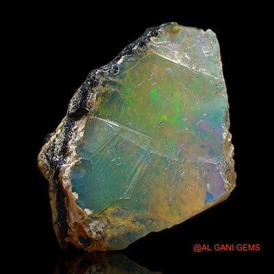 3.00 Cts Natural Ethiopian Fire Opal Loose Gemstone Fancy Rough 14x11x6 mm E-448