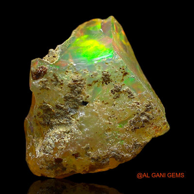 3.00 Cts Natural Ethiopian Fire Opal Loose Gemstone Fancy Rough 13x12x6 mm E-449