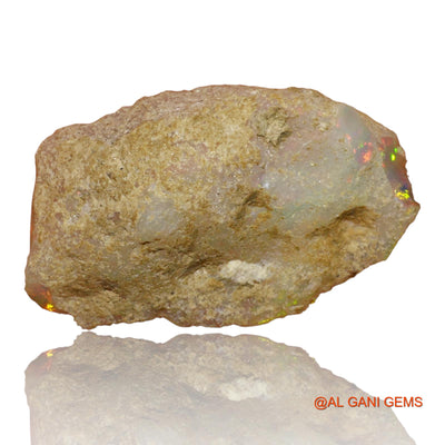 4.00 Cts Natural Ethiopian Fire Opal Fancy Rough Loose Gemstone For Jewelry 19x14x5 mm E-44