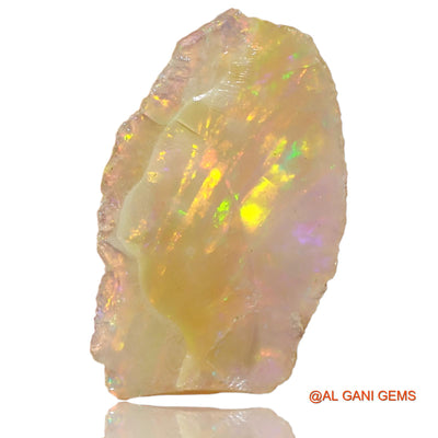 4.00 Cts Natural Ethiopian Fire Opal Fancy Rough Loose Gemstone For Jewelry 19x14x5 mm E-44