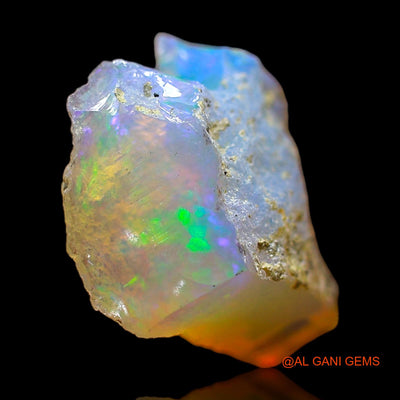 3.00 Cts Natural Ethiopian Fire Opal Loose Gemstone Fancy Rough 11x10x5 mm E-450