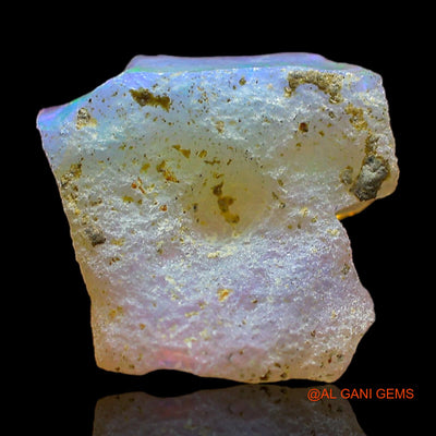 3.00 Cts Natural Ethiopian Fire Opal Loose Gemstone Fancy Rough 11x10x5 mm E-450