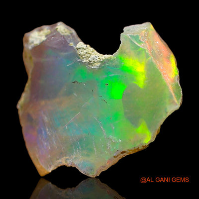 2.00 Cts Natural Ethiopian Fire Opal Loose Gemstone Fancy Rough 13x11x4 mm E-451