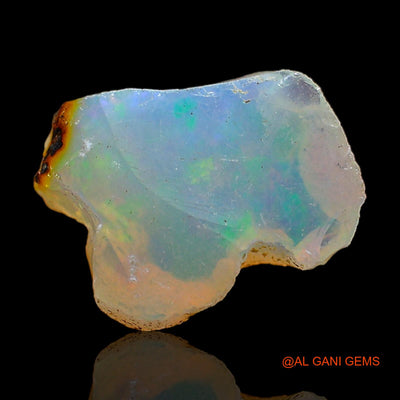 3.00 Cts Natural Ethiopian Fire Opal Loose Gemstone Fancy Rough 12x9x6 mm E-452