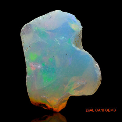3.00 Cts Natural Ethiopian Fire Opal Loose Gemstone Fancy Rough 12x9x6 mm E-452