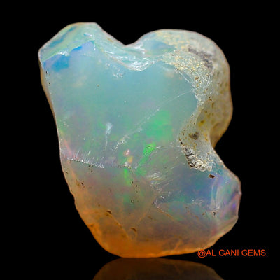 3.00 Cts Natural Ethiopian Fire Opal Loose Gemstone Fancy Rough 12x9x6 mm E-452