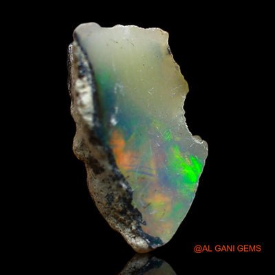 2.00 Cts Natural Ethiopian Fire Opal Loose Gemstone Fancy Rough 14x7x5 mm E-453