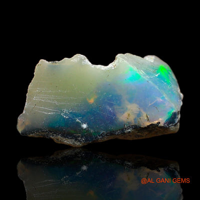 2.00 Cts Natural Ethiopian Fire Opal Loose Gemstone Fancy Rough 14x7x5 mm E-453