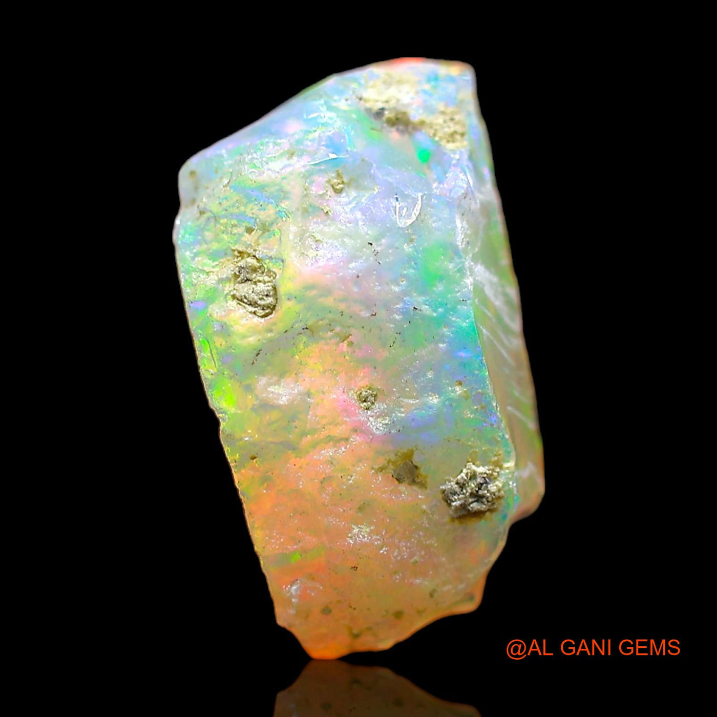 2.00 Cts Unheated Ethiopian Fire Opal Loose Gemstone Fancy Rough Natural 13x7x6 mm E-456