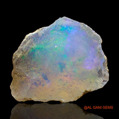 Natural Untreated Fire Opal Loose Gemstone Fancy Rough From Ethiopia 2.00 Cts 12x10x5 mm E-457