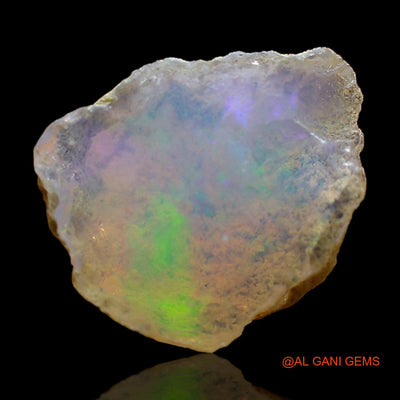 Natural Untreated Fire Opal Loose Gemstone Fancy Rough From Ethiopia 2.00 Cts 12x10x5 mm E-457