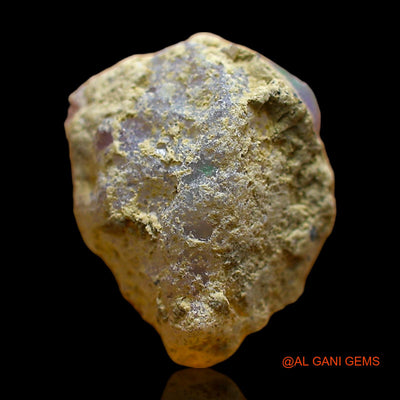 Natural Untreated Fire Opal Loose Gemstone Fancy Rough From Ethiopia 2.00 Cts 12x10x5 mm E-457