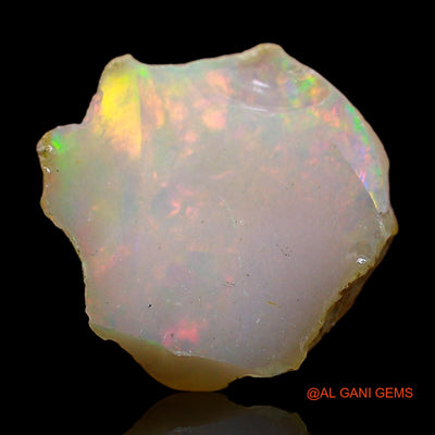 Natural Untreated Fire Opal Loose Gemstone Fancy Rough From Ethiopia 3.00 Cts 12x12x4 mm E-459