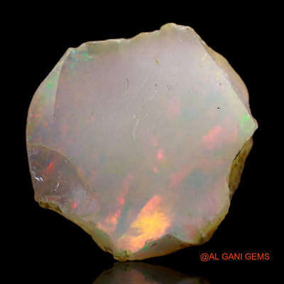 Natural Untreated Fire Opal Loose Gemstone Fancy Rough From Ethiopia 3.00 Cts 12x12x4 mm E-459