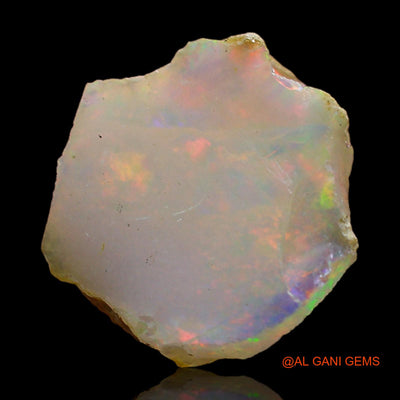 Natural Untreated Fire Opal Loose Gemstone Fancy Rough From Ethiopia 3.00 Cts 12x12x4 mm E-459