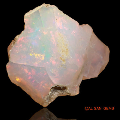 Natural Untreated Fire Opal Loose Gemstone Fancy Rough From Ethiopia 5.00 Cts 15x11x10 mm E-45